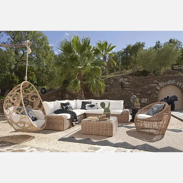 Fauteuil Design Rotin Suspendu Bohème (6)