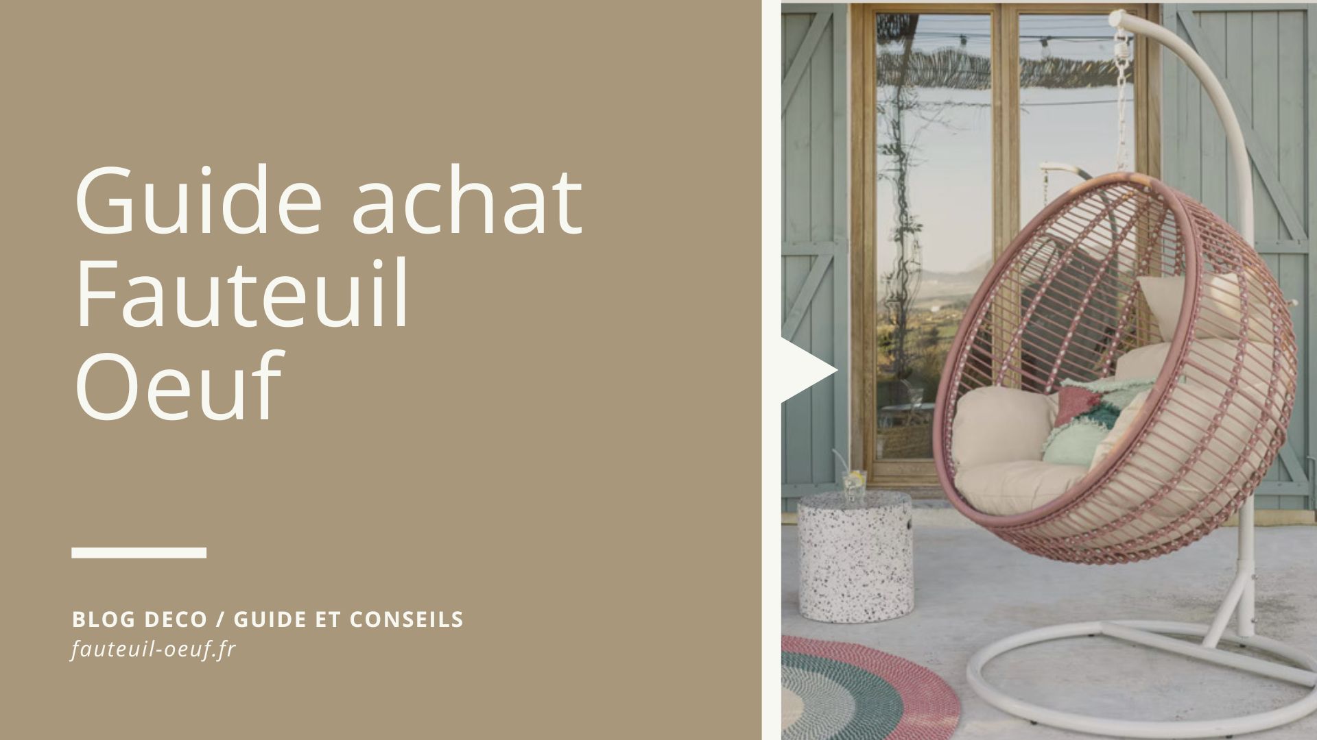 Guide achat Fauteuil Oeuf