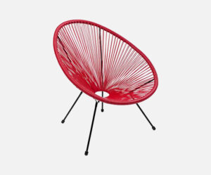 Fauteuil-Acapulco-Rouge