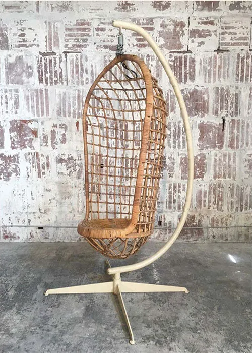 Fauteuil de jardin avec support, années 1960